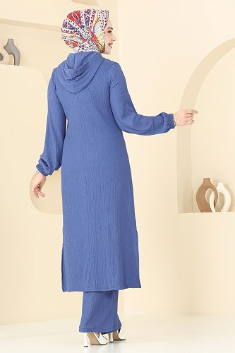 moda selvim Combined 395DVL817 Indigo - Thumbnail