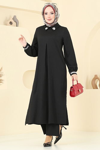 moda selvim Combined 398DVL817 Black - Thumbnail