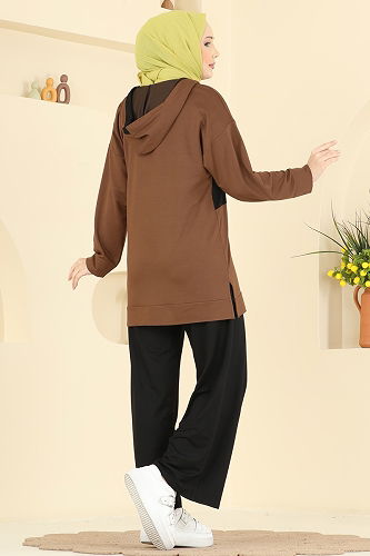 moda selvim Combined 3997UZ662 Brown & Black - Thumbnail