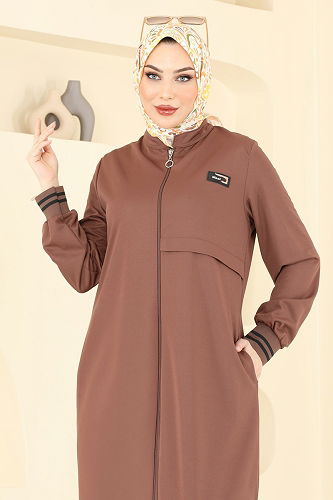 moda selvim Combined 400DVL817 Brown - Thumbnail