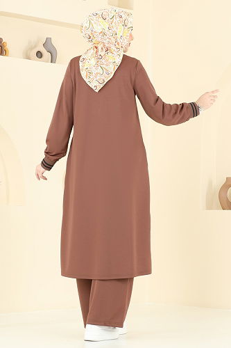 moda selvim Combined 400DVL817 Brown - Thumbnail