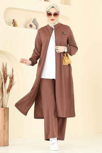 moda selvim Combined 400DVL817 Brown - Thumbnail