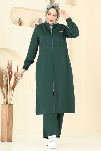 moda selvim Combined 400DVL817 Emerald - Thumbnail