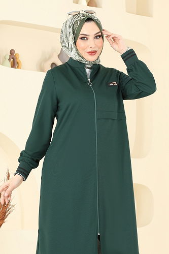 moda selvim طقم زيتي 400DVL817 - Thumbnail