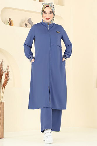 moda selvim Combined 400DVL817 Indigo - Thumbnail