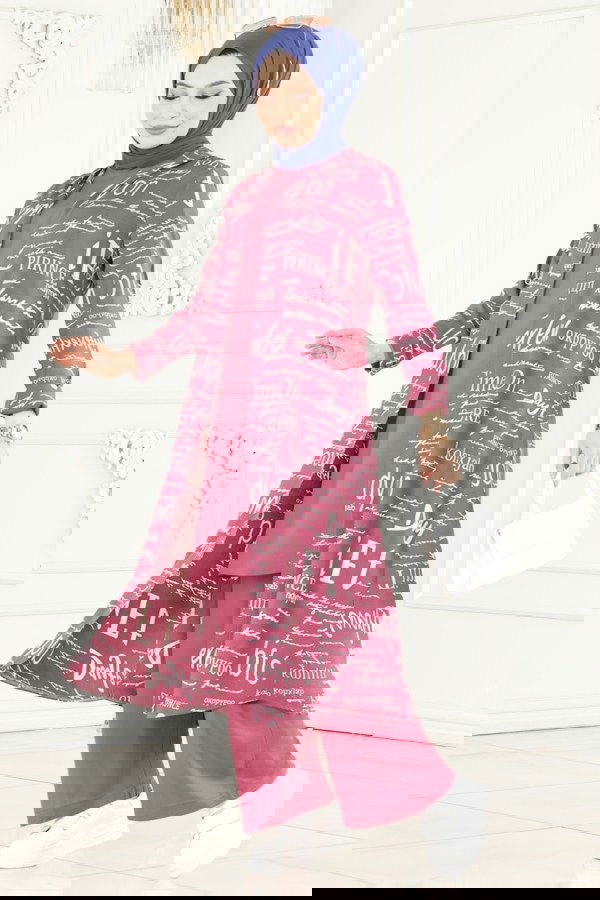 Modaselvim الاطقم 4012BG354 وردي غامق