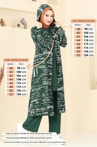 moda selvim Combined 4012BG354 Emerald - Thumbnail