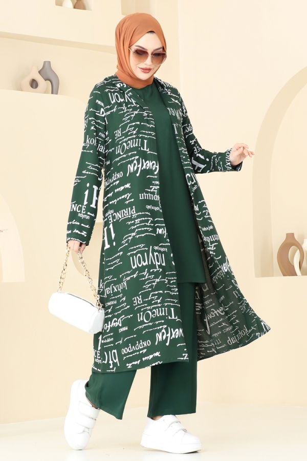 Modaselvim الاطقم 4012BG354 زمردي