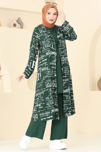 moda selvim 4012BG354 زمردي - Thumbnail