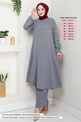 moda selvim Combined 4012MH1062-M Gray - Thumbnail