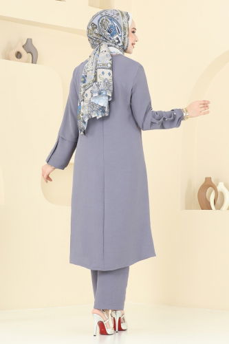 moda selvim Combined 4012MH427 Gray - Thumbnail