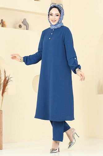 moda selvim Combined 4012MH427 Indigo - Thumbnail