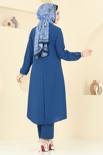 moda selvim Combined 4012MH427 Indigo - Thumbnail