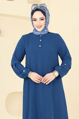 moda selvim Combined 4012MH427 Indigo - Thumbnail