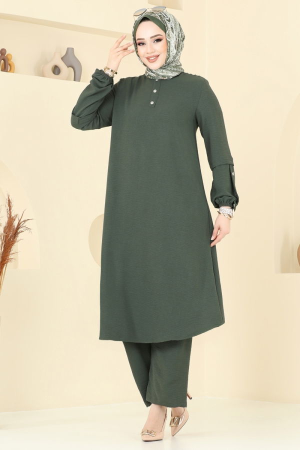 Modaselvim NET 20%+20% DISCOUNT IN THE CARD Combined 4012MH427 Khaki