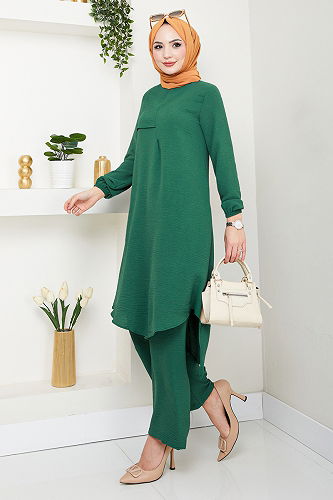 moda selvim Combined 4013MH1062-M Emerald - Thumbnail