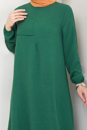 moda selvim طقم زيتي 4013MH1062-M - Thumbnail