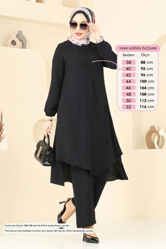 moda selvim Combined 4013MH427 Black - Thumbnail