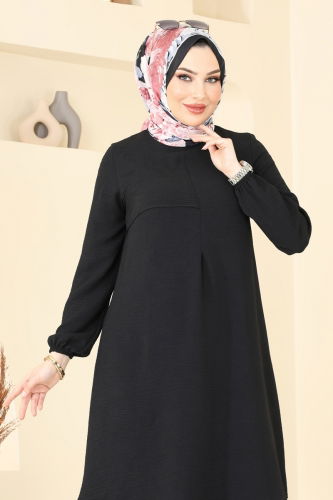 moda selvim طقم أسود 4013MH427 - Thumbnail