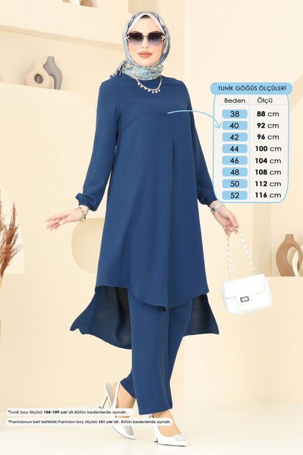 Modaselvim NET 20%+20% DISCOUNT IN THE CARD Combined 4013MH427 Navy Blue