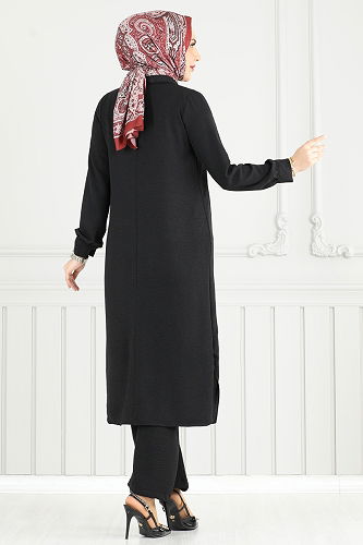 moda selvim Combined 4014MH427 Black - Thumbnail