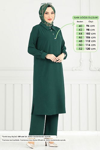 moda selvim Combined 4014MH427 Emerald - Thumbnail