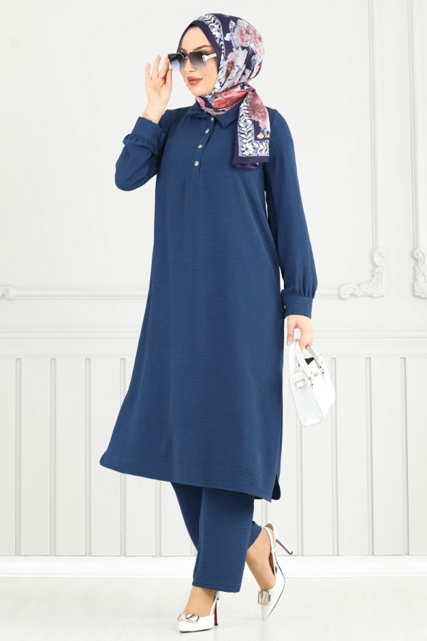 Modaselvim خصم صافٍ20%+20% في سلة التسوق طقم ازرق 4014MH427