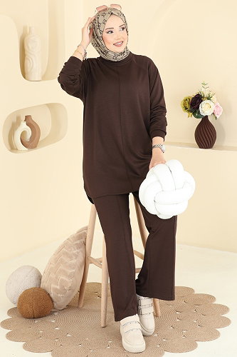 moda selvim Combined 4023HN394 Brown - Thumbnail