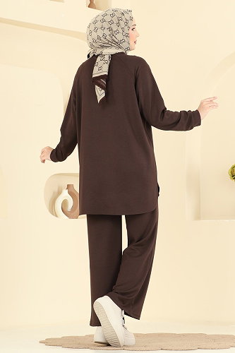 moda selvim Combined 4023HN394 Brown - Thumbnail