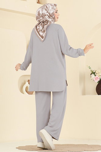 moda selvim Combined 4023HN394 Gray - Thumbnail