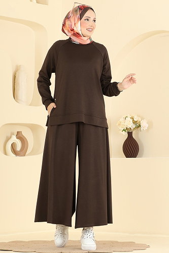 moda selvim Combined 4025HN394 Brown - Thumbnail