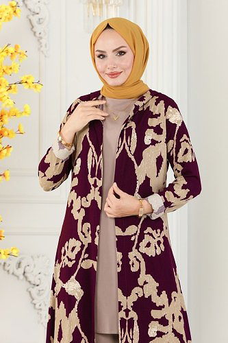 moda selvim Combined 4026BG354 Damson & Vision - Thumbnail