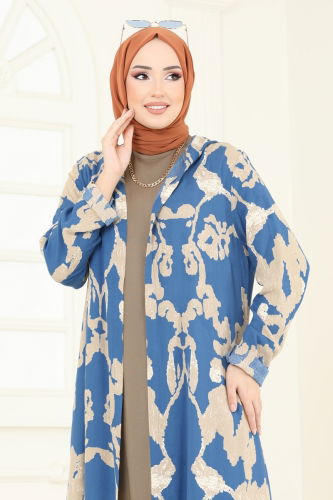 moda selvim Combined 4026BG354 Dark Indigo&Vision - Thumbnail
