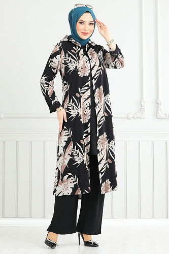 moda selvim Combined 4030BG354 Black - Thumbnail