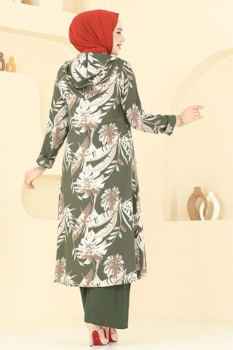 moda selvim Combined 4030BG354 Dark Khaki - Thumbnail