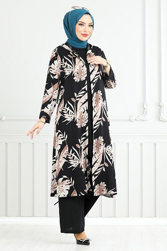 moda selvim Combined 4030BGS895-M Black - Thumbnail