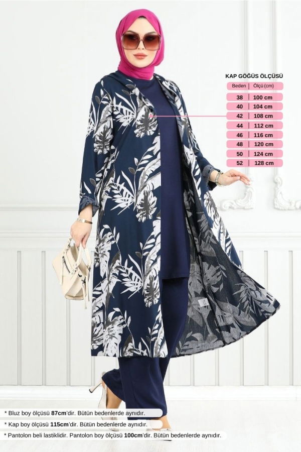 Modaselvim خصم صافٍ20%+20% في سلة التس طقم كحلي 4030BGS895-M