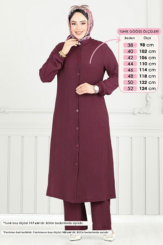 moda selvim Combined 403DVL817 Damson - Thumbnail