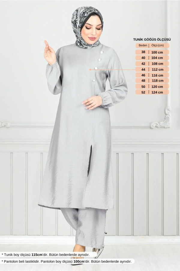 Modaselvim NET 20%+20% DISCOUNT IN THE CARD Combined 4075PM1063-M Gray