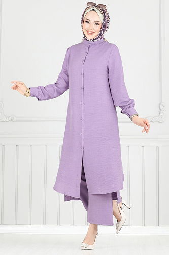 moda selvim Combined 407DVL817 Lilac - Thumbnail