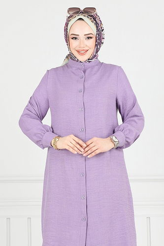 moda selvim Combined 407DVL817 Lilac - Thumbnail