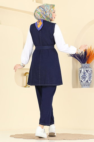 moda selvim Combined 4082ORG1169 Dark Denim - Thumbnail