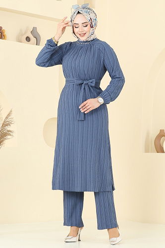 moda selvim Combined 4085PM271 Indigo - Thumbnail