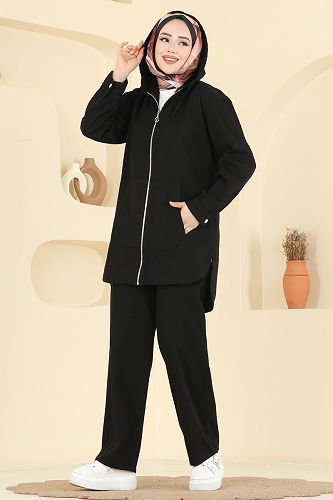 moda selvim Combined 4091ORG1169 Black - Thumbnail