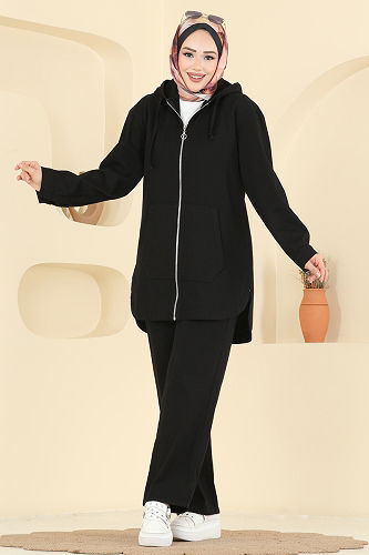 moda selvim Combined 4091ORG1169 Black - Thumbnail