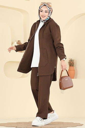 moda selvim Combined 4091ORG1169 Brown - Thumbnail