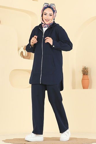 moda selvim Combined 4091ORG1169 Navy Blue - Thumbnail