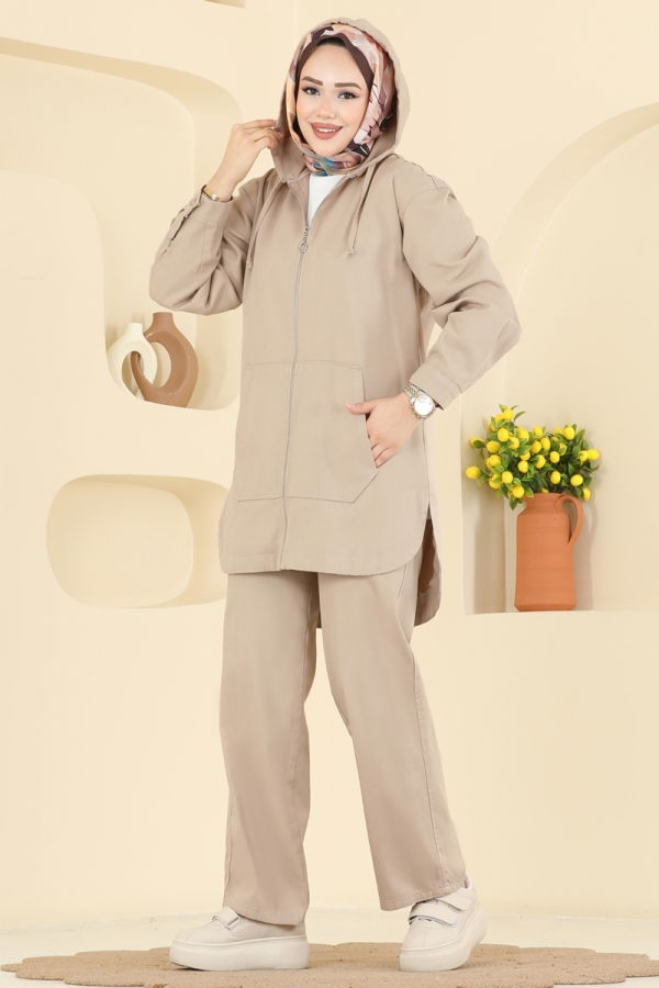 Modaselvim Hijab Combinations Combined 4091ORG1169 Vision