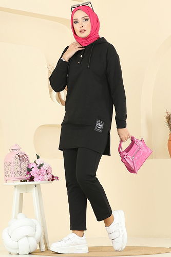 moda selvim Combined 4092TEG847 Black - Thumbnail