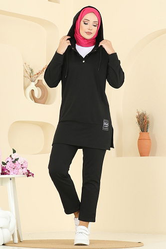 moda selvim Combined 4092TEG847 Black - Thumbnail